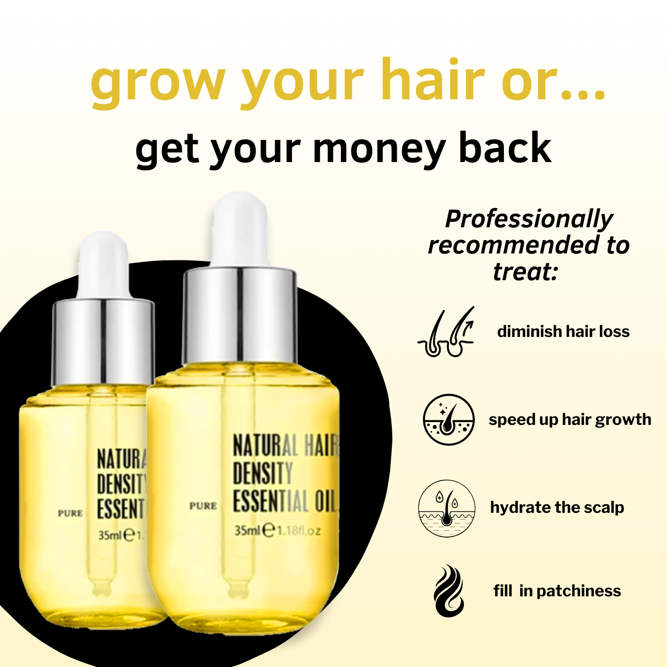 PureCura™ Hair Oil - Regrow Thicker, Healthier Hair in 14 Days